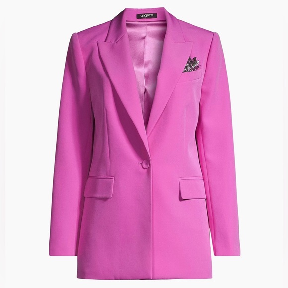 HOST PICK 🛍️UNGARO Krya Sequin-Embellished Jacket NWT,missing Sequin attachment - Picture 7 of 9